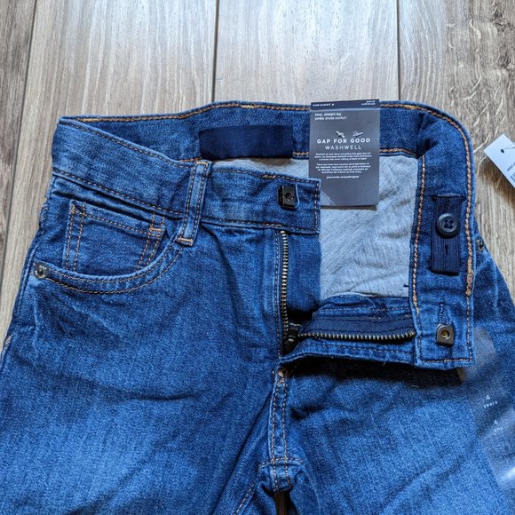 NWT Toddler Boy (4) - GAP Jersey Lined Jeans - Picture 3 of 6